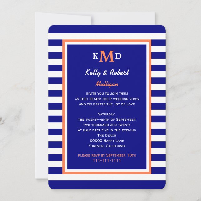 Erneuerbare Einladung (Vorderseite)