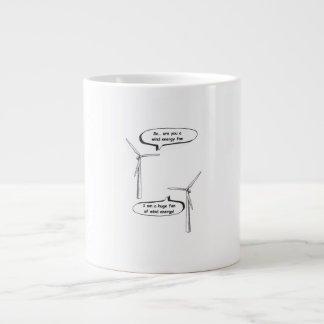 Erneuerbare Energie Ich Bin Ein Großer Fan – Winde Jumbo-Tasse