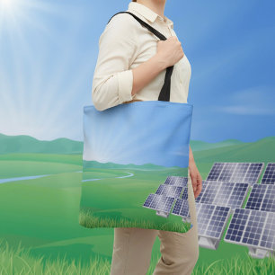Erneuerbare Energie Solar-Tragetasche Tasche