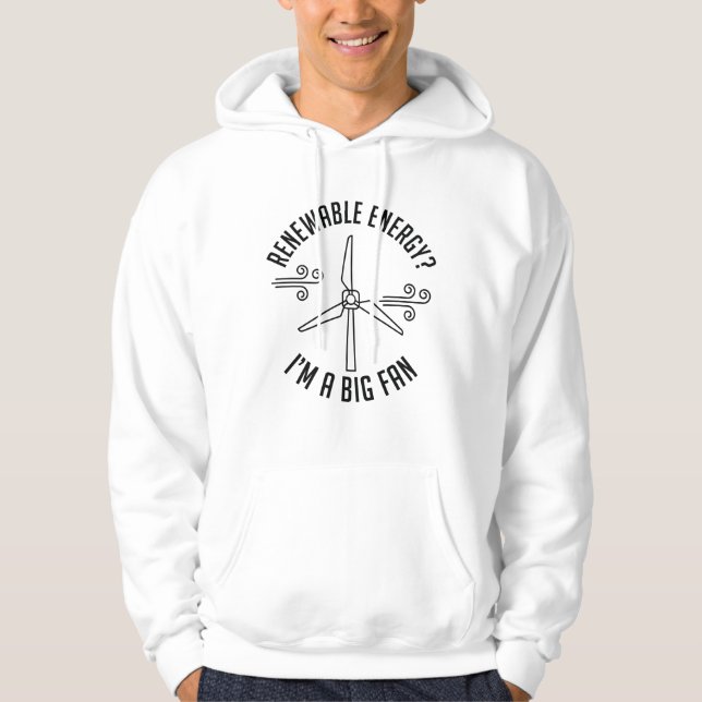 Erneuerbare Energien Hoodie (Vorderseite)