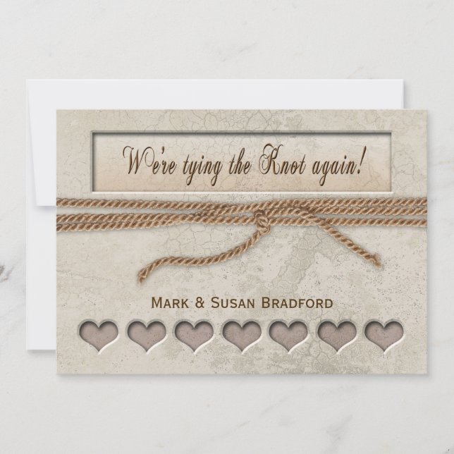 Erneuerbare Stimmen Einladung - Den Knoten binden (Vorderseite)