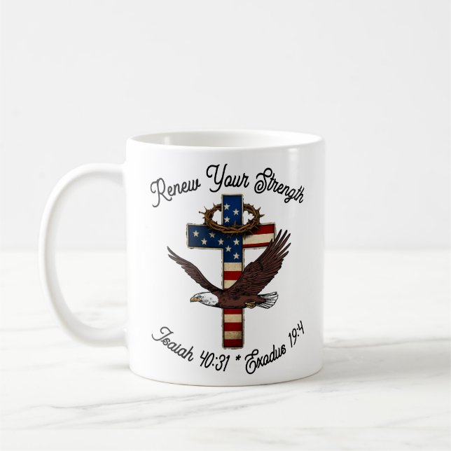 Erneuern Sie Ihre Stärke Kaffeetasse (Links)