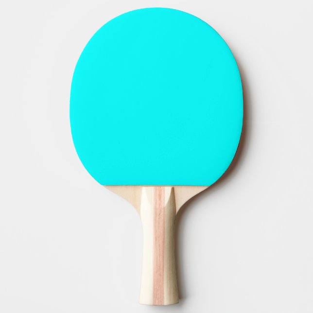 Erneuernde blauer NeonTürkis-feste helle Farbe Tischtennis Schläger (Vorderseite)