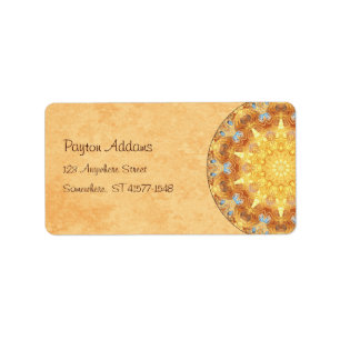 Erneuerungs-Mandala-Adresse Avery Aufkleber Adressaufkleber