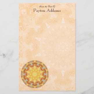 Erneuerungs-Mandala-kundenspezifisches Briefpapier