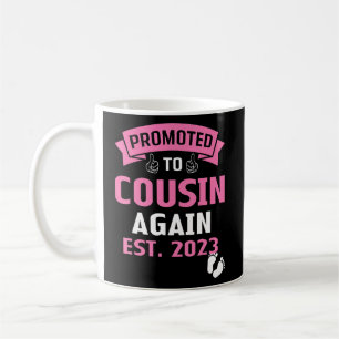 Erneut bis zum großen Cousin 2023 Girl-Pregnan Kaffeetasse