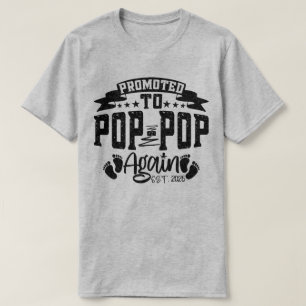 Erneut zum Opa befördert Est 2025 Lustiger Opa T-Shirt
