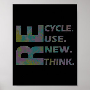 Erneute Neuausrichtung von Krisen - Umwelt gerecyc Poster
