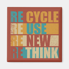 Erneute Neuüberlegung der Wiederverwendung gerecyc Magnet