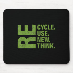 Erneute Nutzung gerecycelt Erdatmosphäre neu überd Mousepad