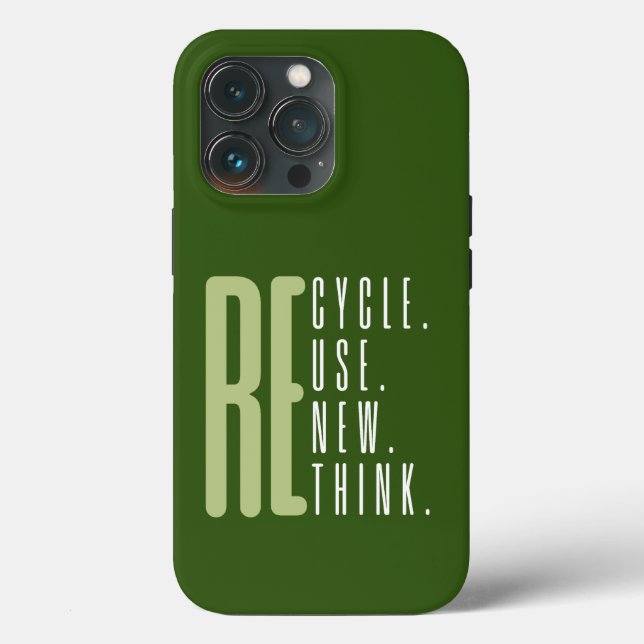 Erneute Wiederverwendung gerecycelt Case-Mate iPhone Hülle (Rückseite)