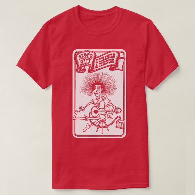 Ernie Ball Strings T-Shirt (Design vorne)