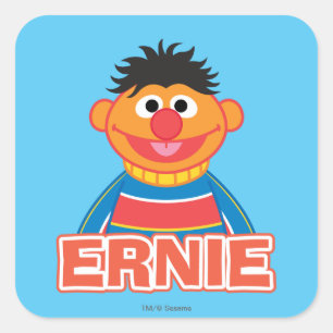 Ernie Classic Style Quadratischer Aufkleber