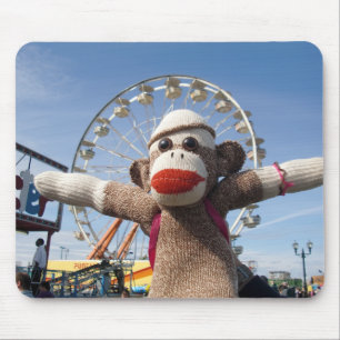 Ernie das Socken-Affe-Riesenrad Mousepad