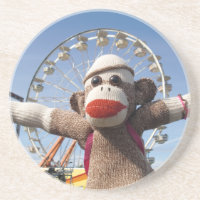 Ernie der Socken-Affe-Untersetzer
