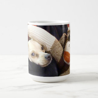 Ernie die Sockeaffe-und Chihuahua-Tasse Kaffeetasse