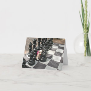 Ernie die Socken-Affe-Schach-Anmerkungs-Karte Karte