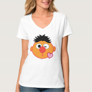 Ernie Gesicht wirft einen Kuss T-Shirt