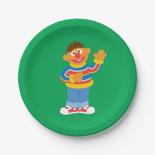 Ernie Graphic Pappteller (Vorderseite)