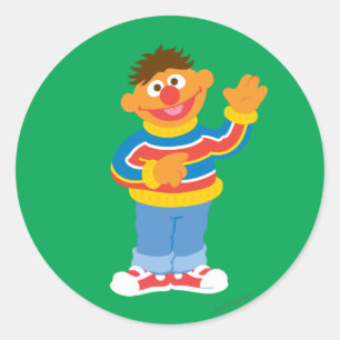 Ernie Graphic Runder Aufkleber