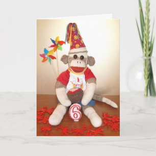 Ernie la carte d'anniversaire du singe des roseaux
