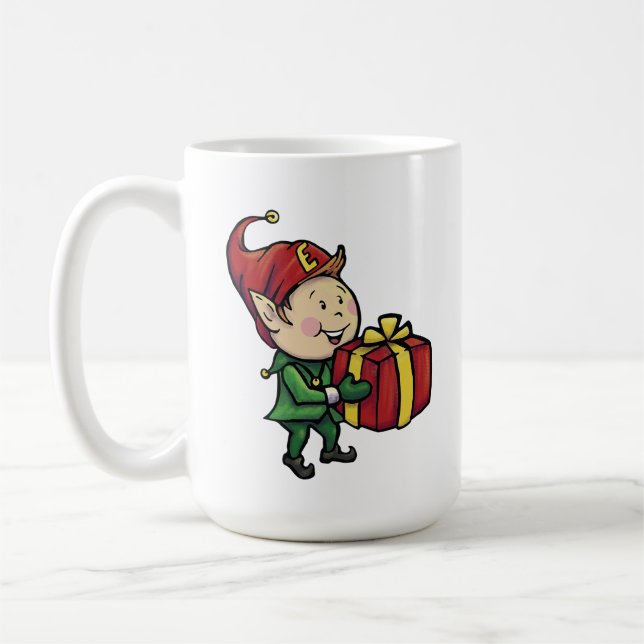 Ernie la tasse de Noël d'Elf (Gauche)