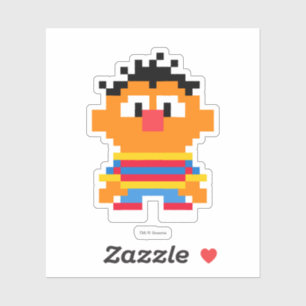 Ernie Pixel Art Aufkleber