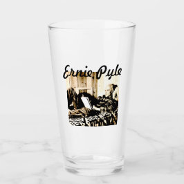 ERNIE PYLE BIER GLASS RECLINING GLAS
