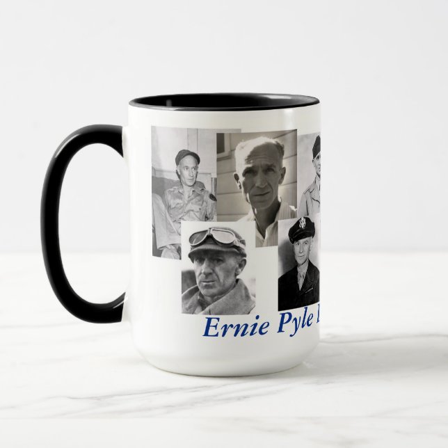 Ernie Pyle Legacy Foundation Coffee Tasse (Links)