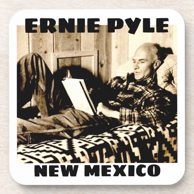Ernie Pyle New Mexico Untersetzer Set (Vorderseite)
