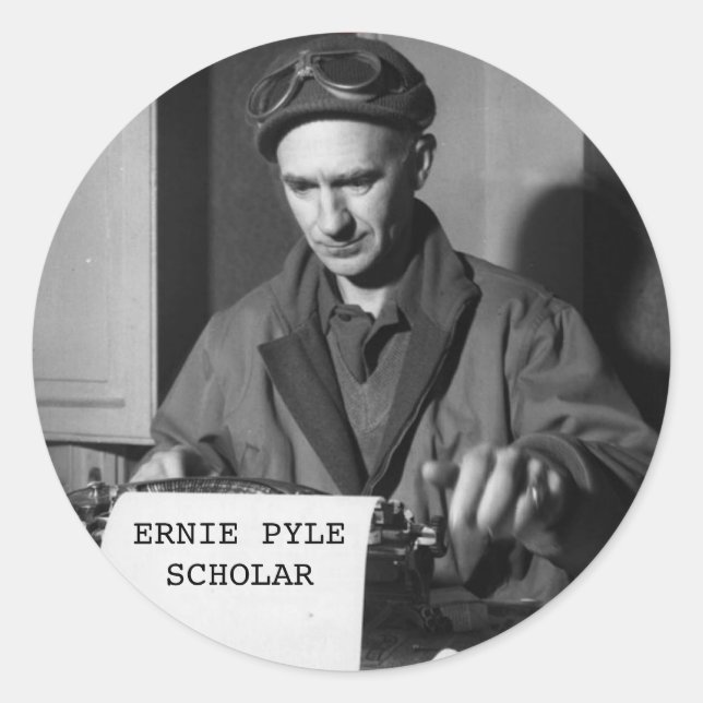 Ernie Pyle Stipendiat Sticker (Vorderseite)