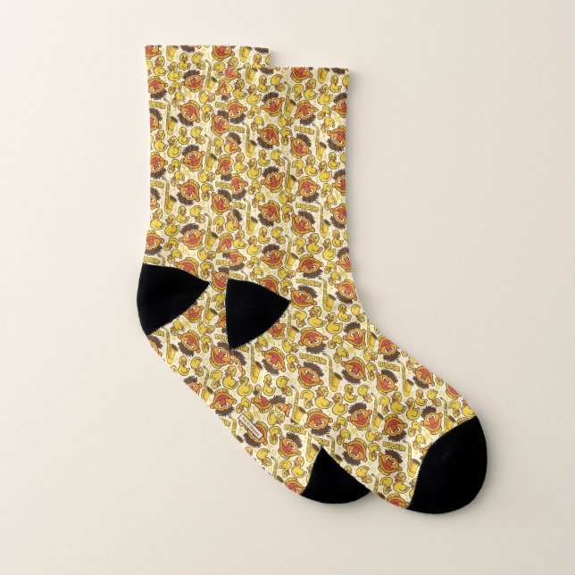 Ernie und Rubber Duckie Pattern Socken (Paar)