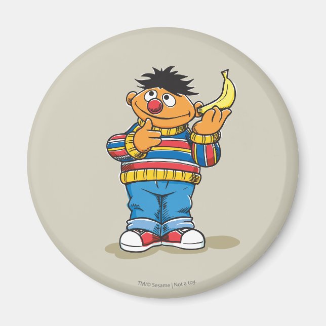 Ernies Bananen Magnet (Vorne)