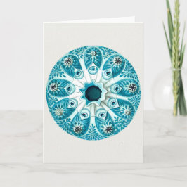 Ernst Haeckel Artforms of Nature Grußkarte Feiertagskarte