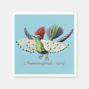 Ernst Haeckel Bunte Kolibris Natur Kunst Serviette