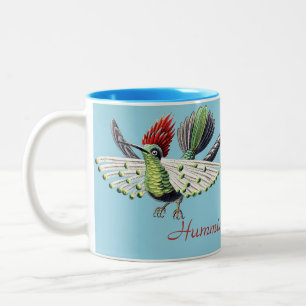 Ernst Haeckel Bunte Kolibris Natur Kunst Zweifarbige Tasse