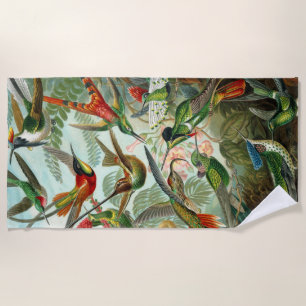 Ernst haeckel Hummingbirds Fun Strandtuch