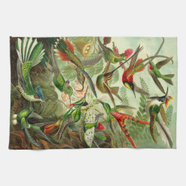 Ernst Haeckel-Kolibri-Illustration Handtuch