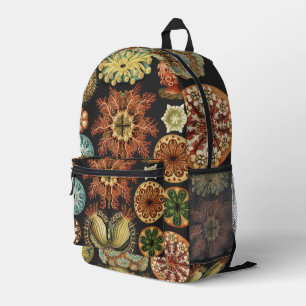 Ernst Haeckel Maritime Meeresleben Kunst Collage Bedruckter Rucksack