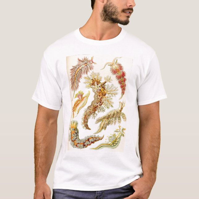 Ernst Haeckel - T-shirt de Nudibranchia (Devant)