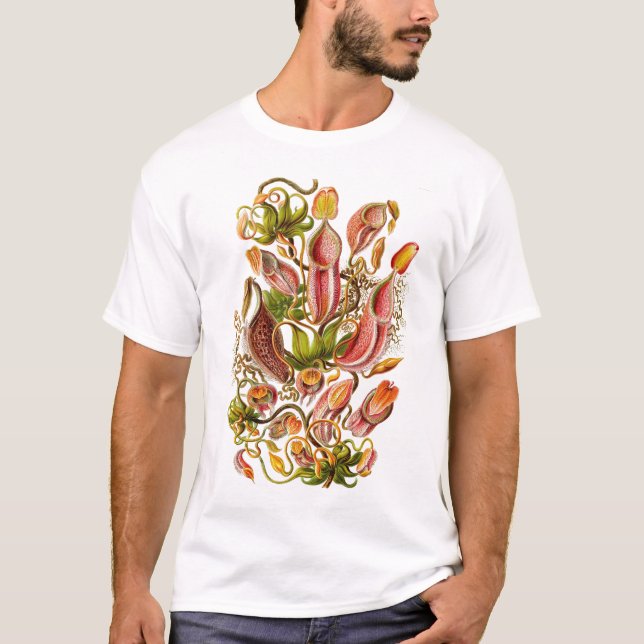 Ernst Haeckel - Tshirt Nepenthaceae (Devant)