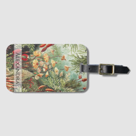 Ernst Haeckel Vintag Retro Mushroom Gepäckanhänger