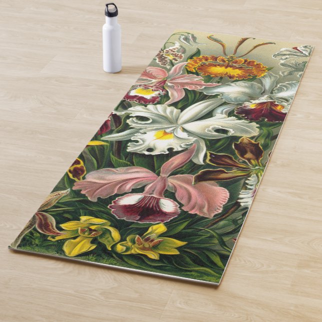 Ernst Haeckel's Orchidaceae Orchids Yoga Mat Yogamatte (Beispiel)