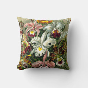 Ernst Haeckel's Orchidaceae Throw Pillow Kissen