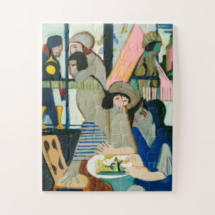 Ernst L. Kirchner, Café - Farbige moderne Kunst