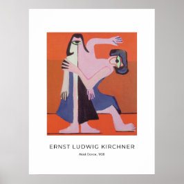 Ernst L. Kirchner - Maskentanz - Bunte Kunst Poster