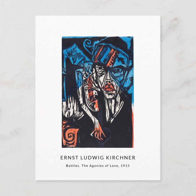 Ernst L. Kirchner - Schöne moderne Kunst Postkarte (Vorderseite)