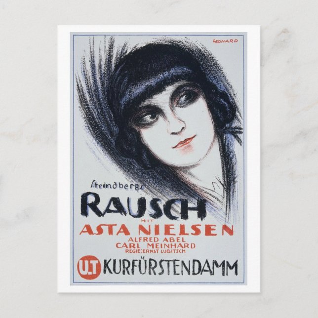 Ernst Lubitsch Rausch, 1919 Postkarte (Vorderseite)