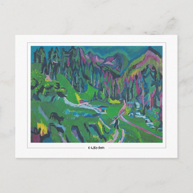 Ernst Ludwig Kirchner #160-2 - Fine Art Postcard Postkarte (Vorderseite)