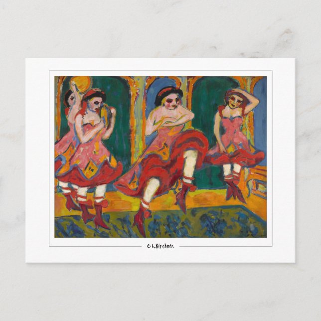 Ernst Ludwig Kirchner #16 - Fine Art Postcard Postkarte (Vorderseite)